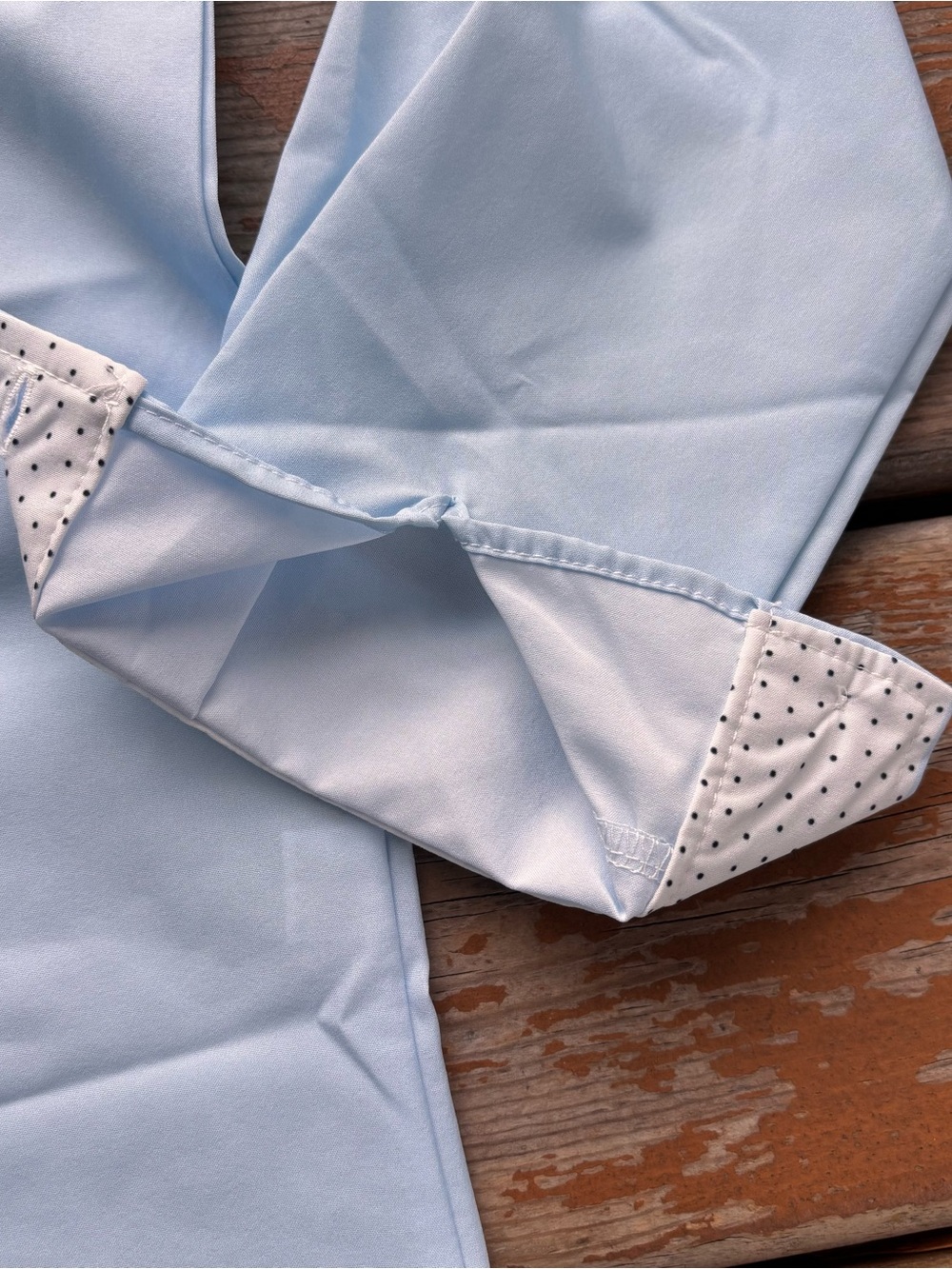 Baby Blue Long Sleeve Button Down Shirt - Size Small - Picture 2 of 3
